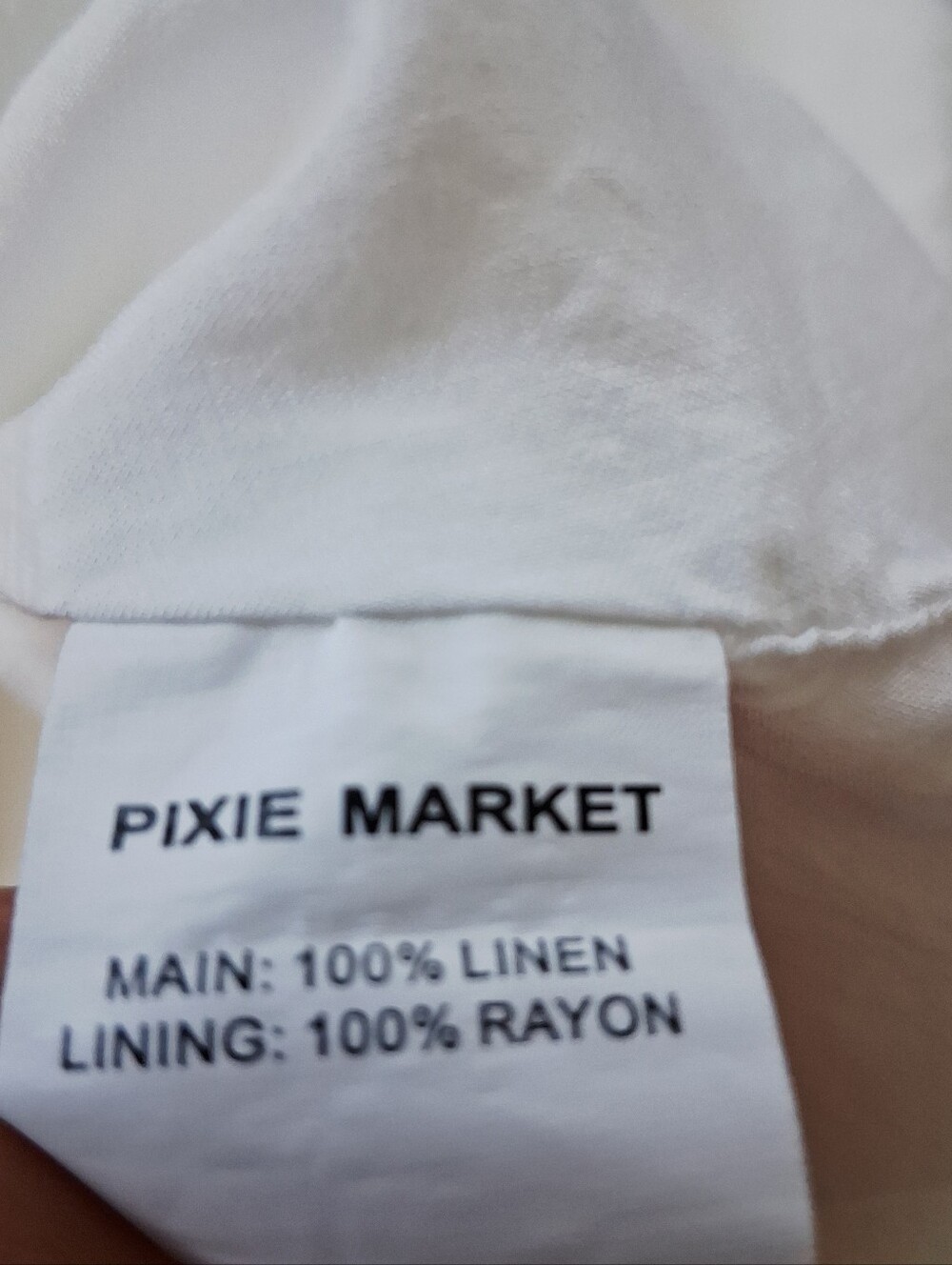 Pixie Market Beatrice White Linen Open Back Midi Dress - Picture 9 of 16